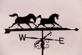 Wild Horses weathervane